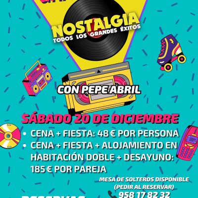 Fiesta Nostalgia Hotel RL Ciudad de Úbeda (Jaén), 20 de Diciembre 2025
